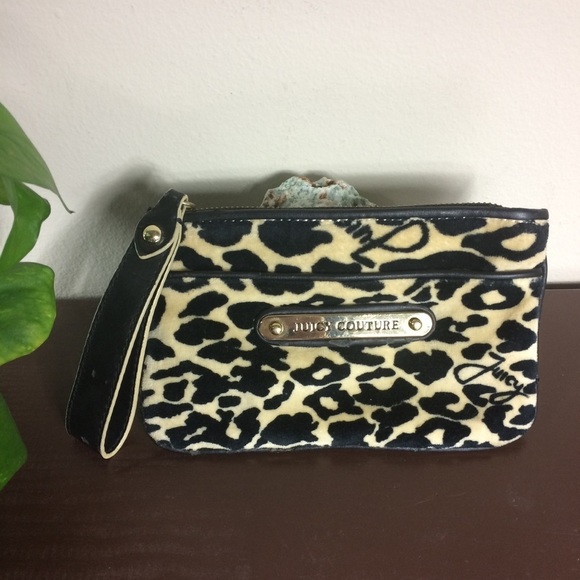 Juicy Couture Handbags - Juicy Couture Animal Print Wristlet